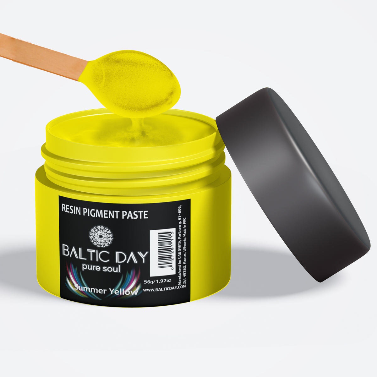 Epoxy Pigment Paste - SUMMER YELLOW - 56g — BALTIC DAY
